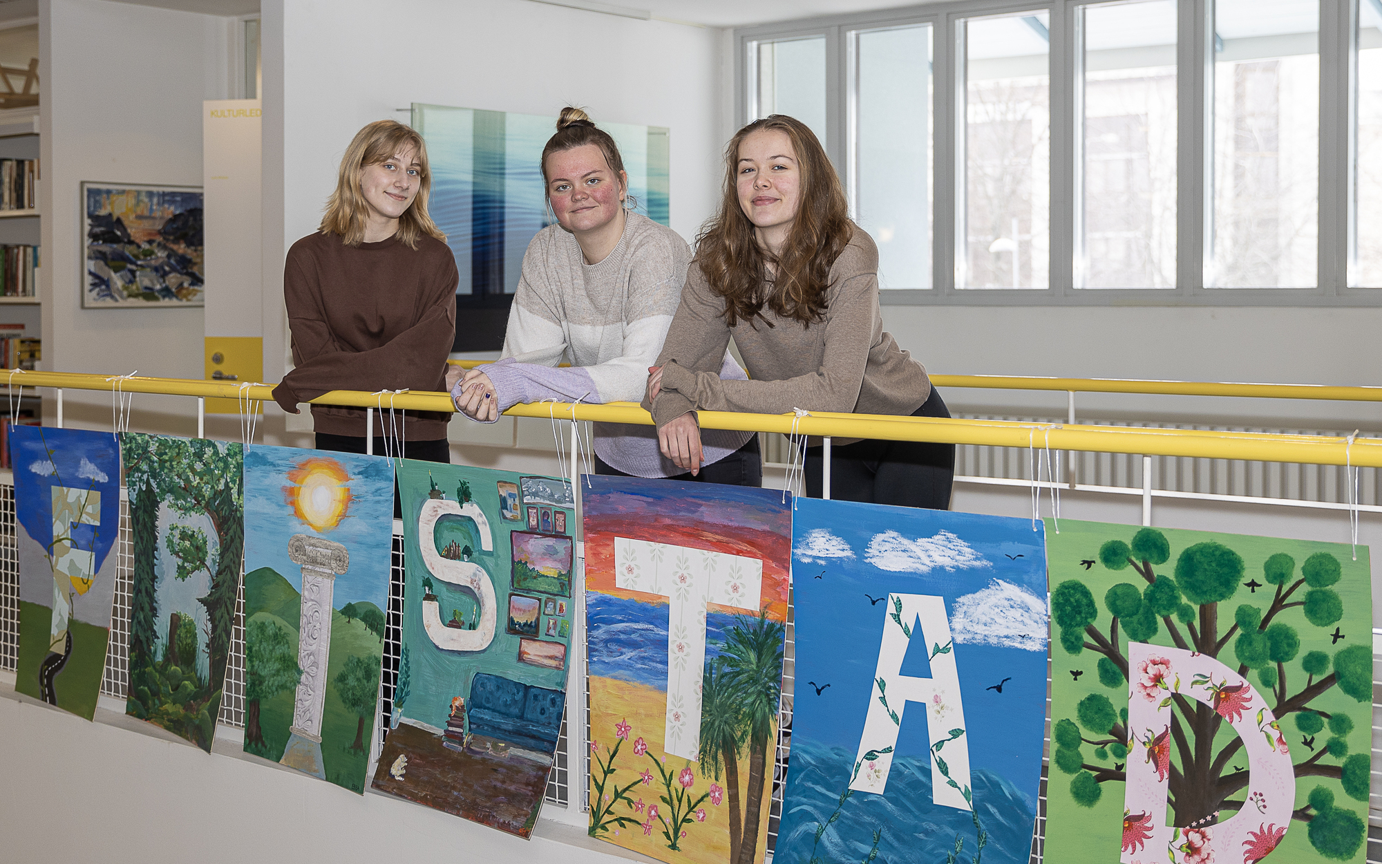 Elever skapade fristadskonst