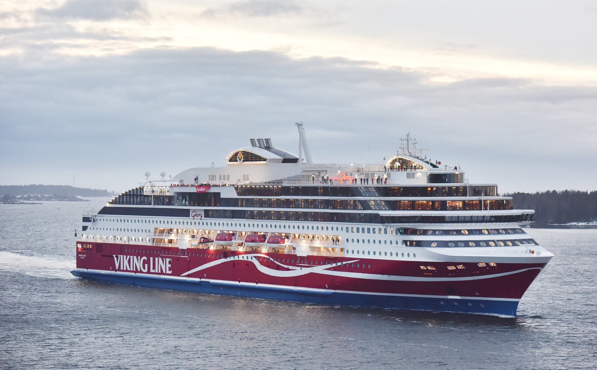 Grace och Glory går förbi Mariehamn på lördag på grund av stormen