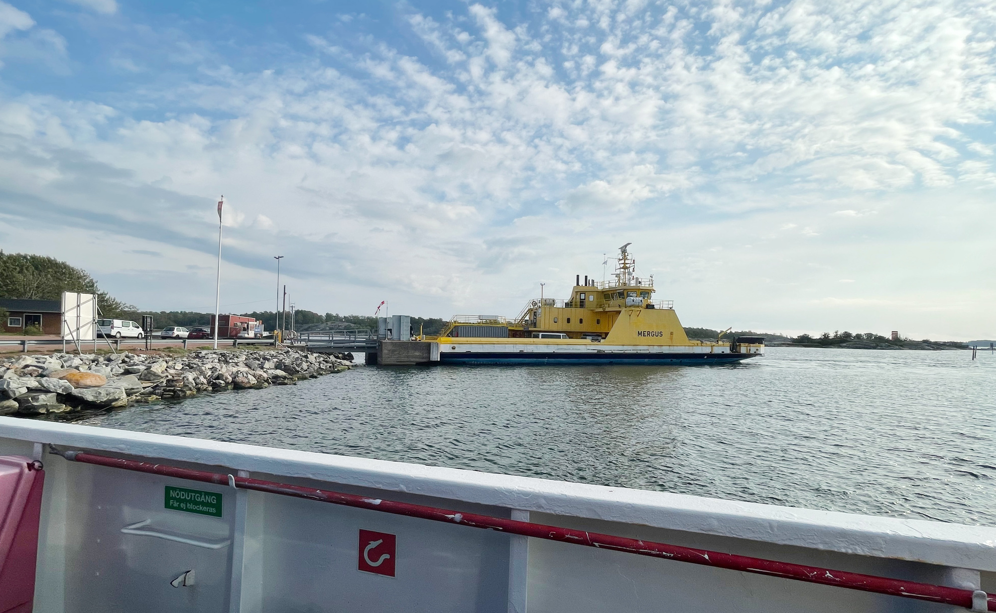 Justeringar behövs på både kaj och fartyg inför Mergus trafikstart