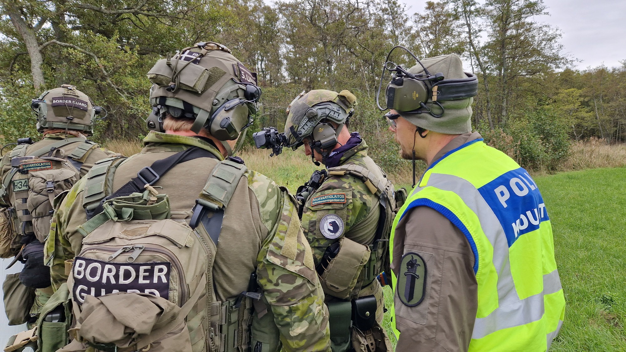 Stor polisövning på Åland just nu