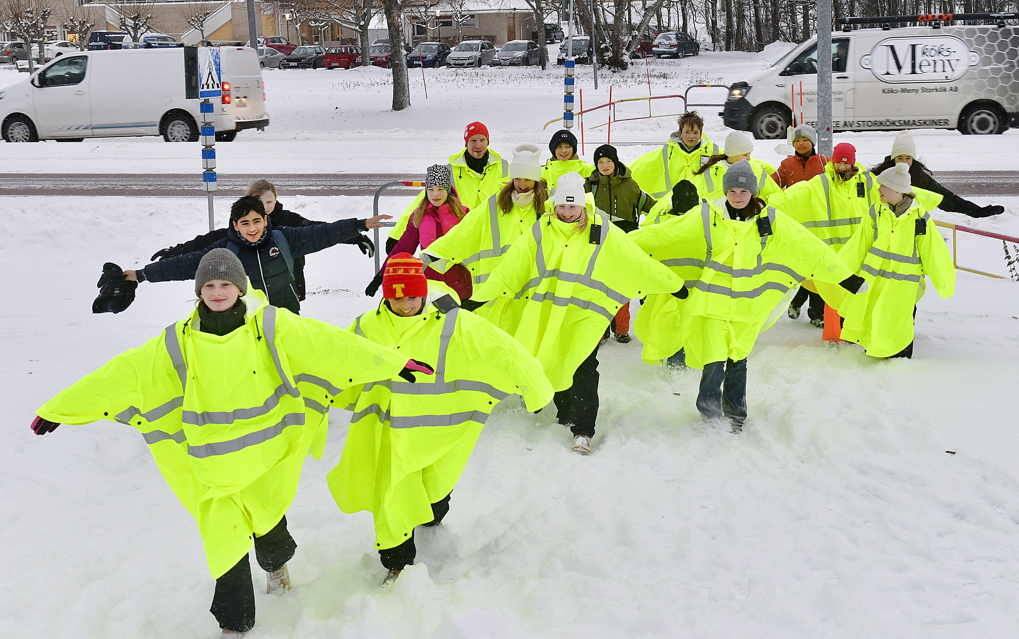 Skolpoliserna får nya arbetsuniformer
