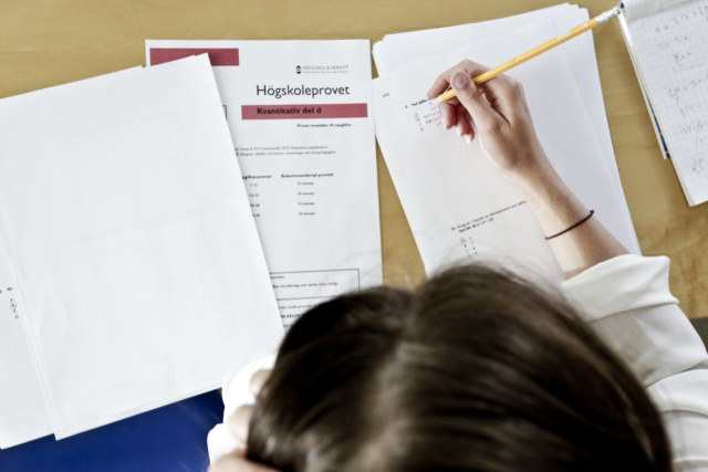 Ingen lösning för högskoleprovet