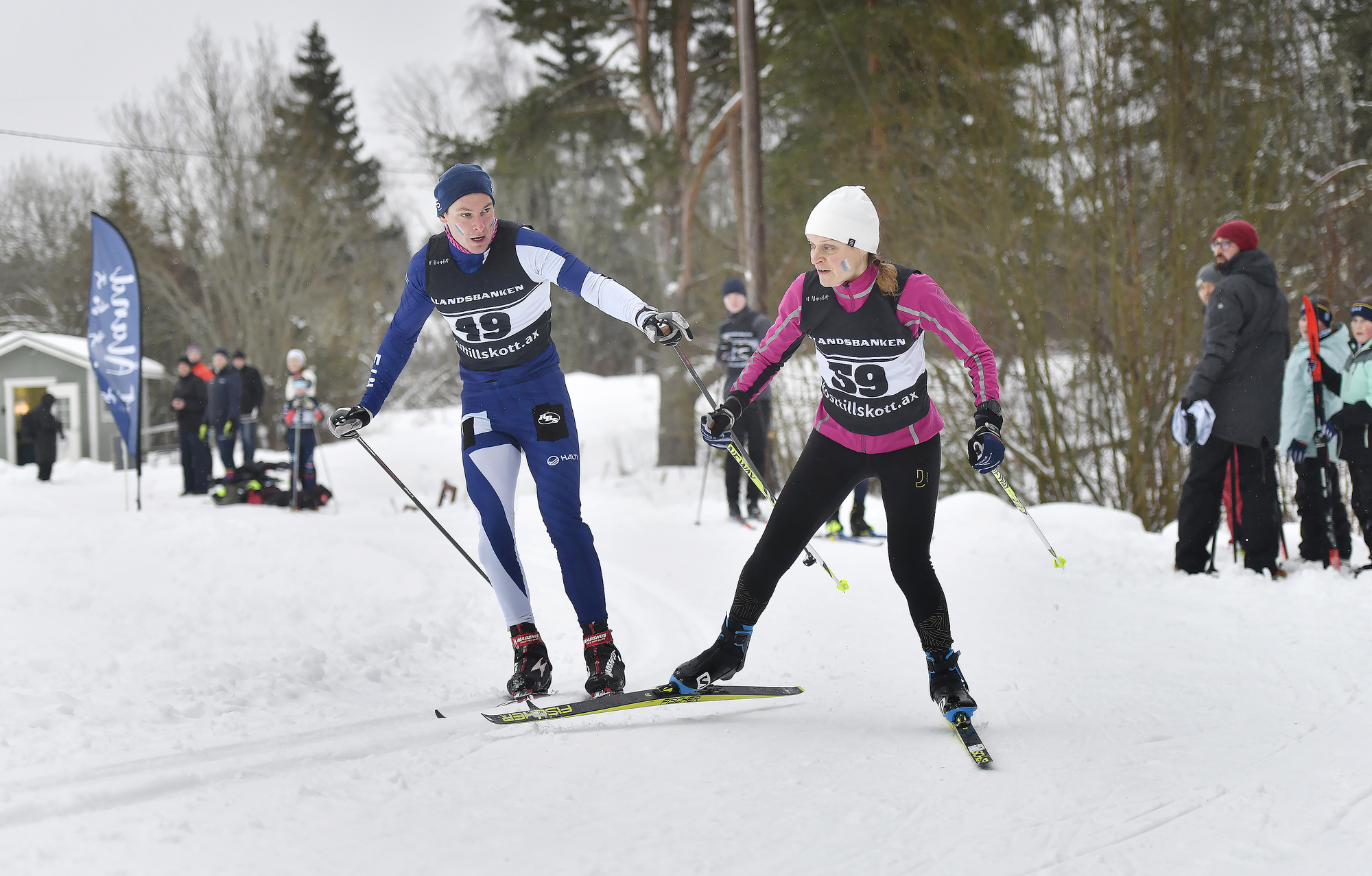 Skid-ÅM avslutades med stafett