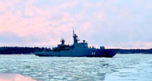 Kustflottan övar i Skärgårdshavet