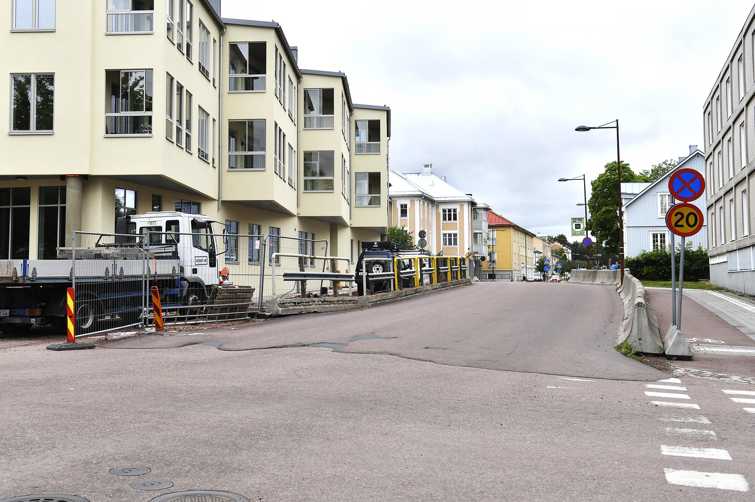 Ålandsvägen stängs av i natt