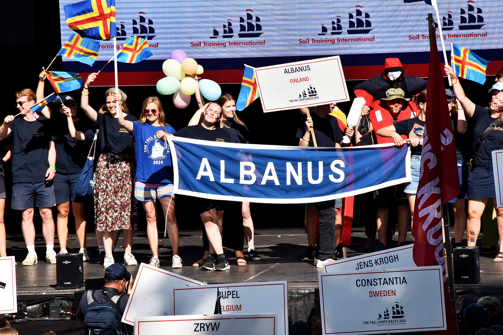 Albanus tog hem vinst på hemmaplan