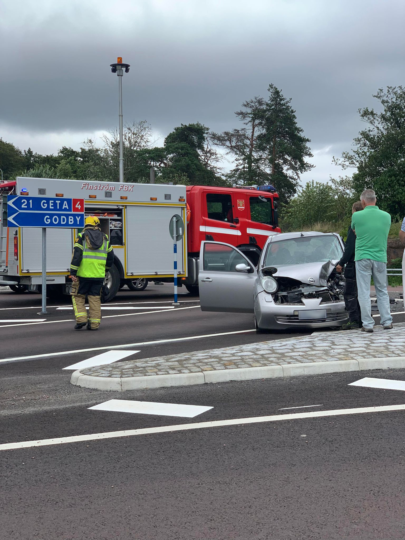 Trafikolycka i Finström