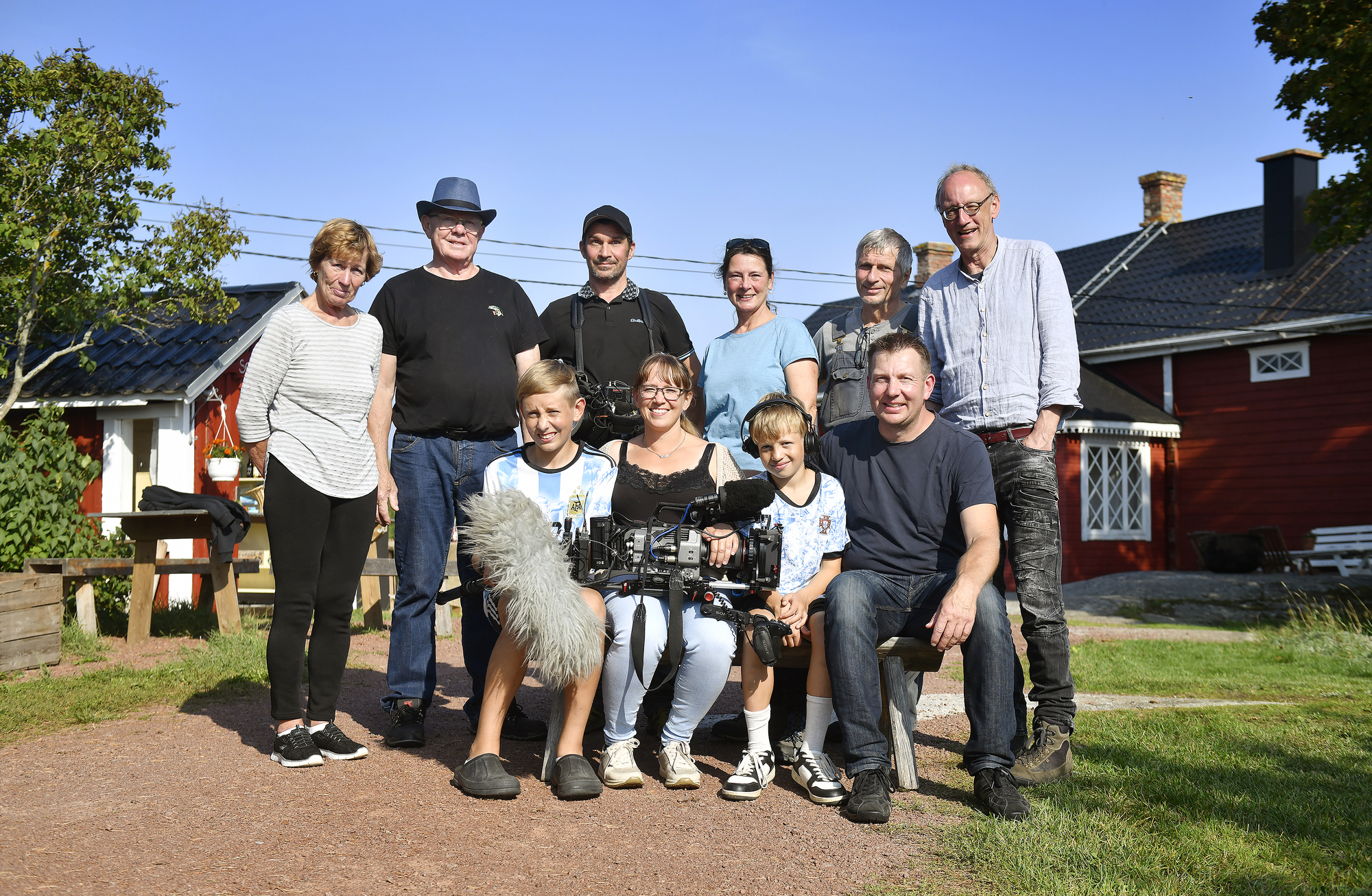 Tyskt tv-team blev del av Föglöfamiljs vardag