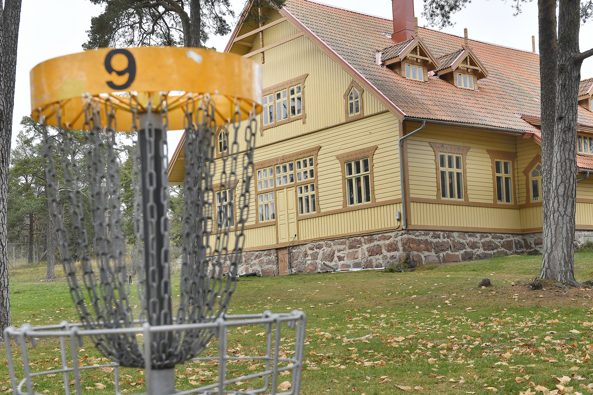 Discgolfarna vill motbevisa Doktorsvillans trasiga fönster