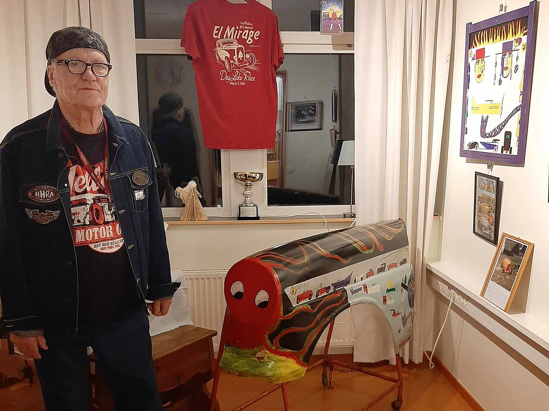 Hot Rod tema för månadens utställning i Getabibban