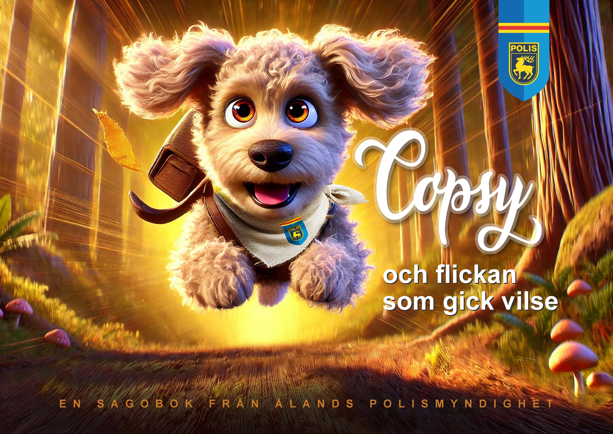 Polisen ger ut barnböcker – skickas till skolorna