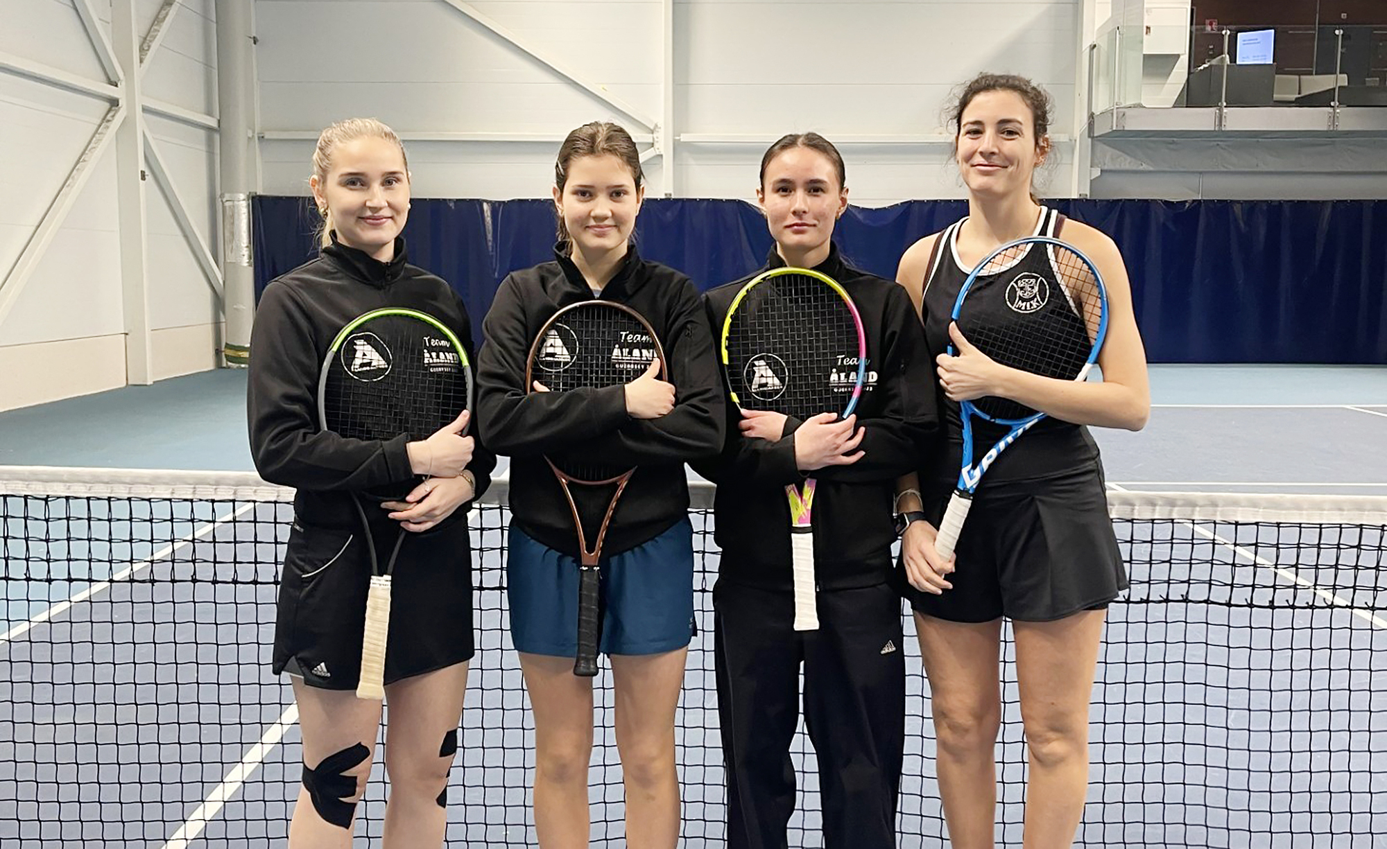 Dubbla segrar för MLK:s tennisdamer i division två