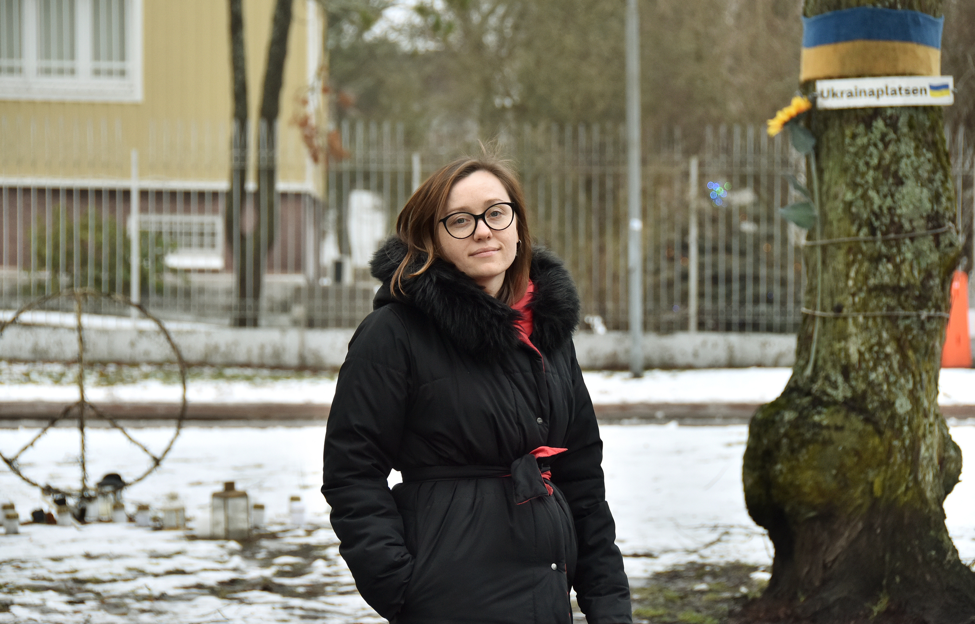 Anna befann sig på andra sidan jorden när kriget bröt ut