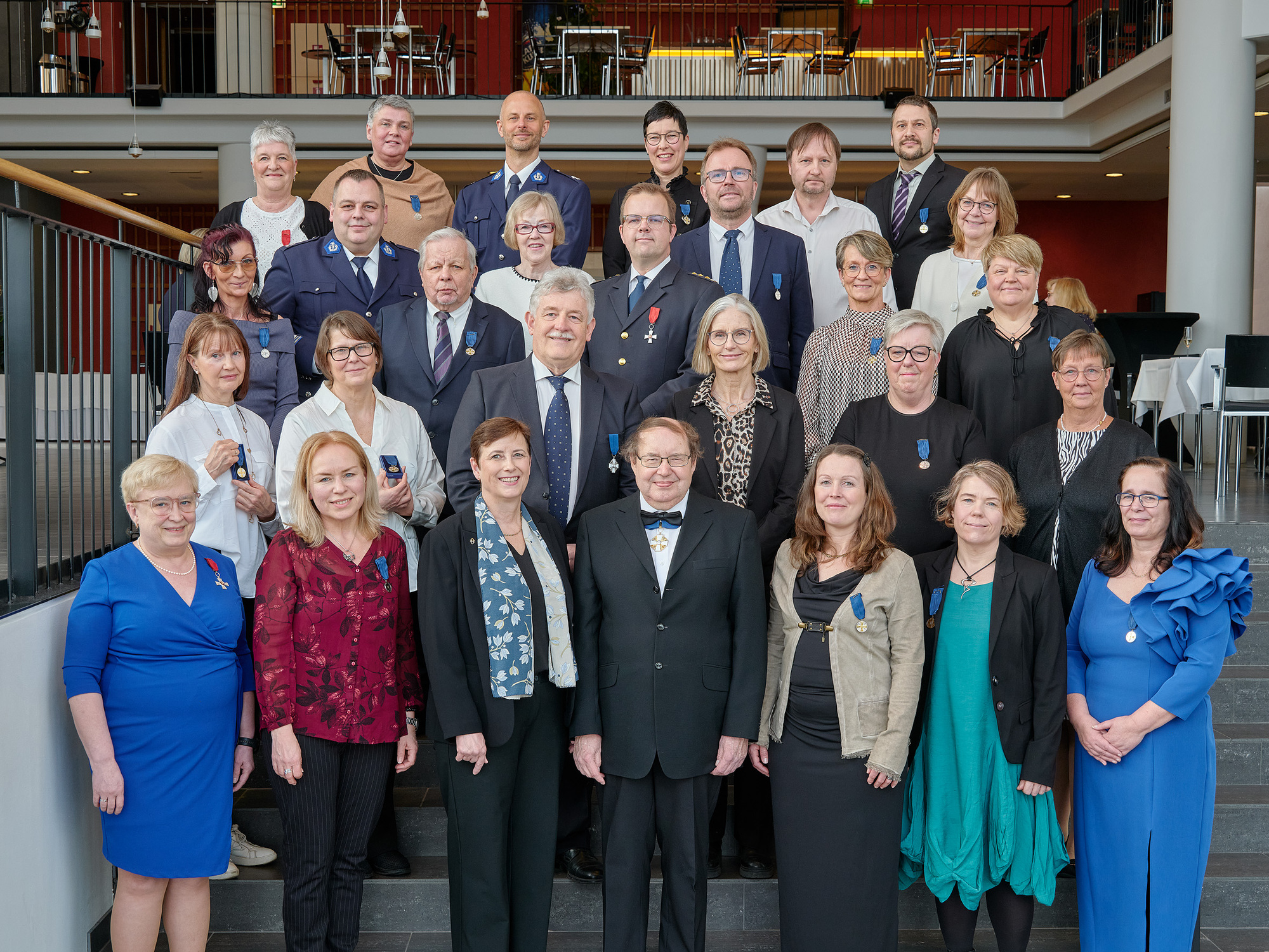 De fick presidentens förtjänsttecken