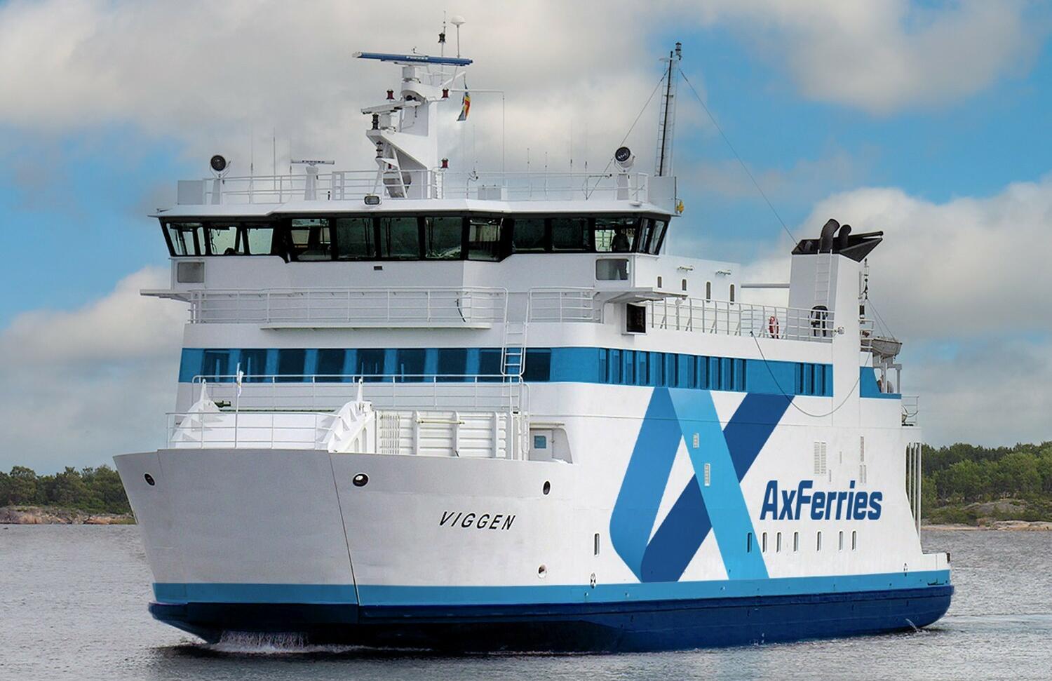 Så kommer Axferries färjor se ut – moderniseras och elektrifieras