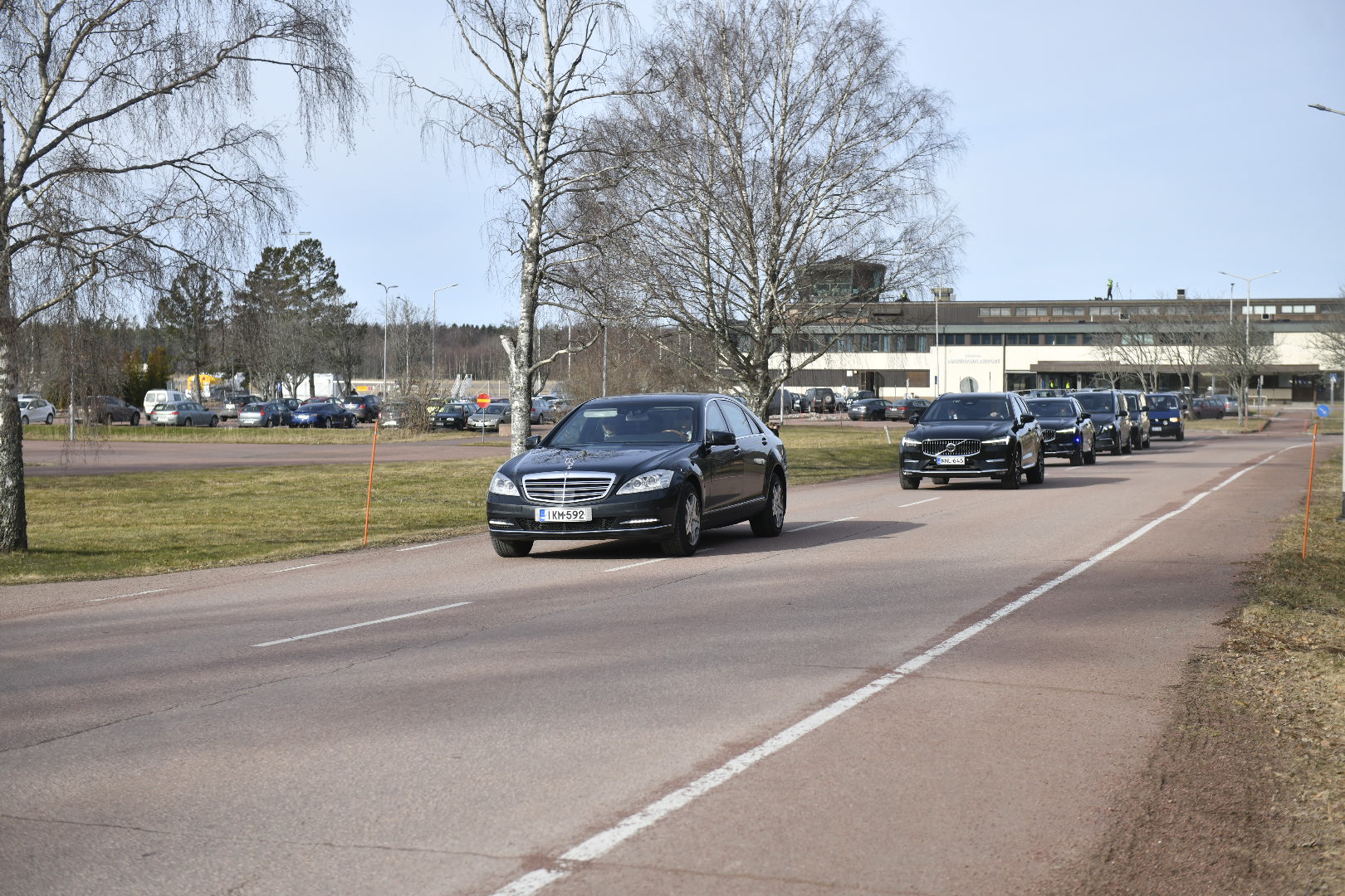 Presidentfrun har landat på Åland