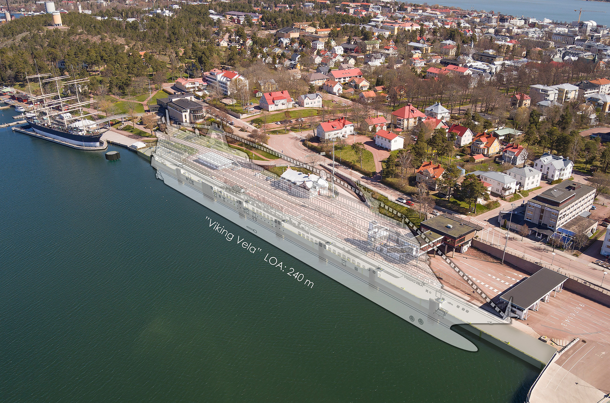 Mariehamns hamn storsatsar på ny kryssningskaj