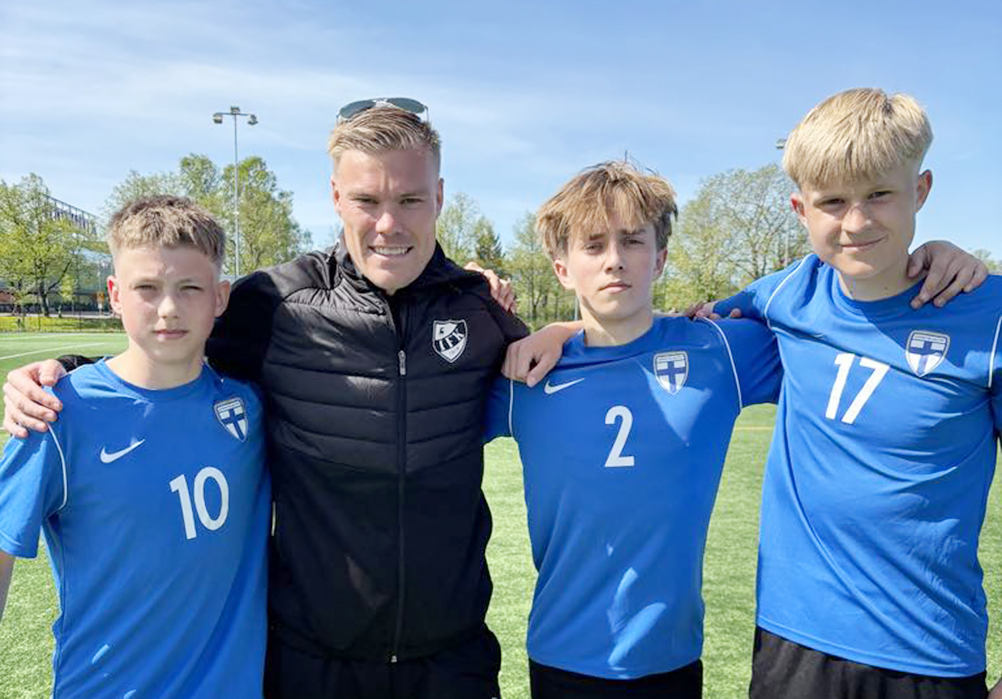 Tre IFK-pojkar på regionsläger