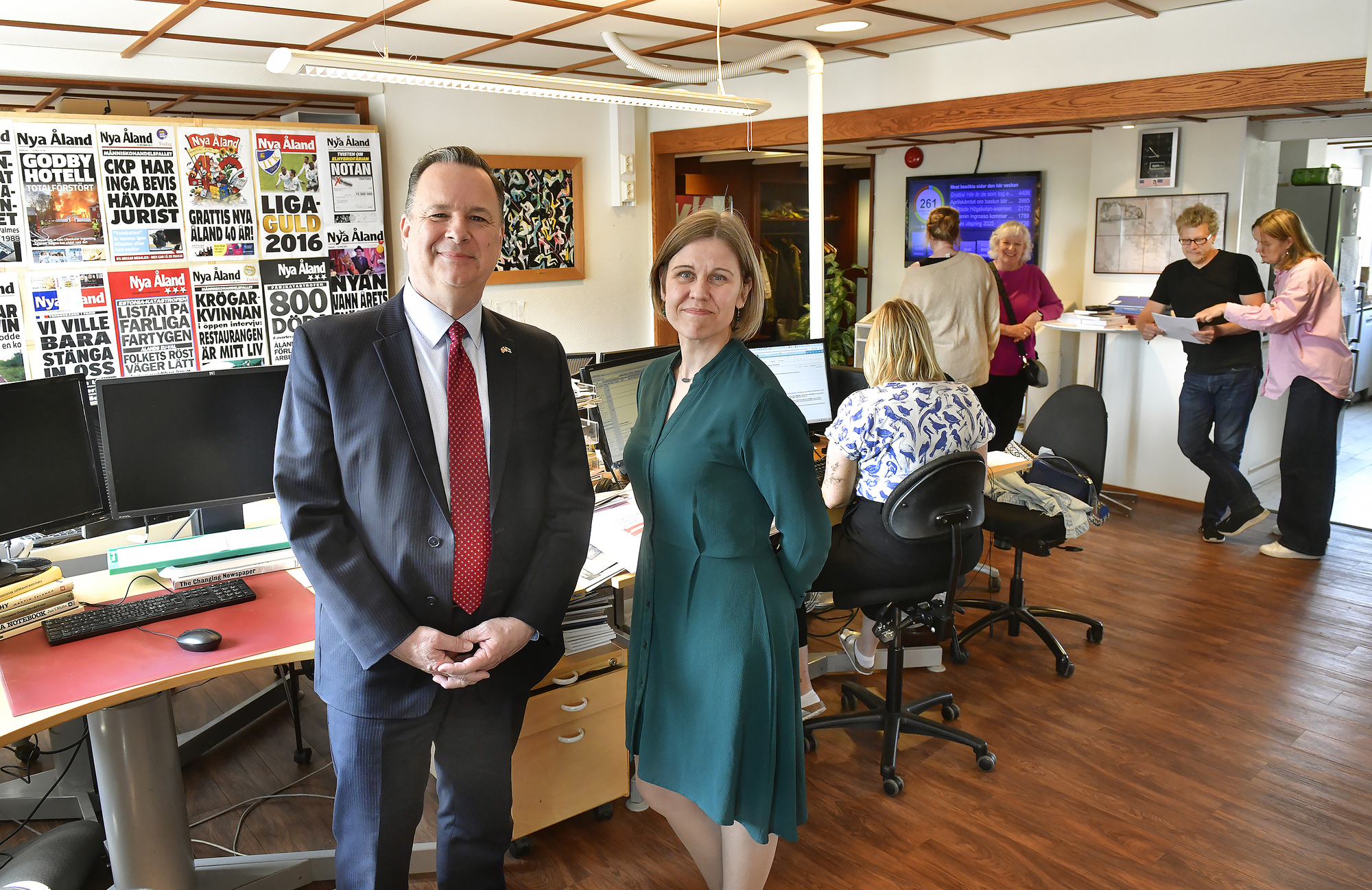 USA:s toppdiplomat besökte Åland och Nyan