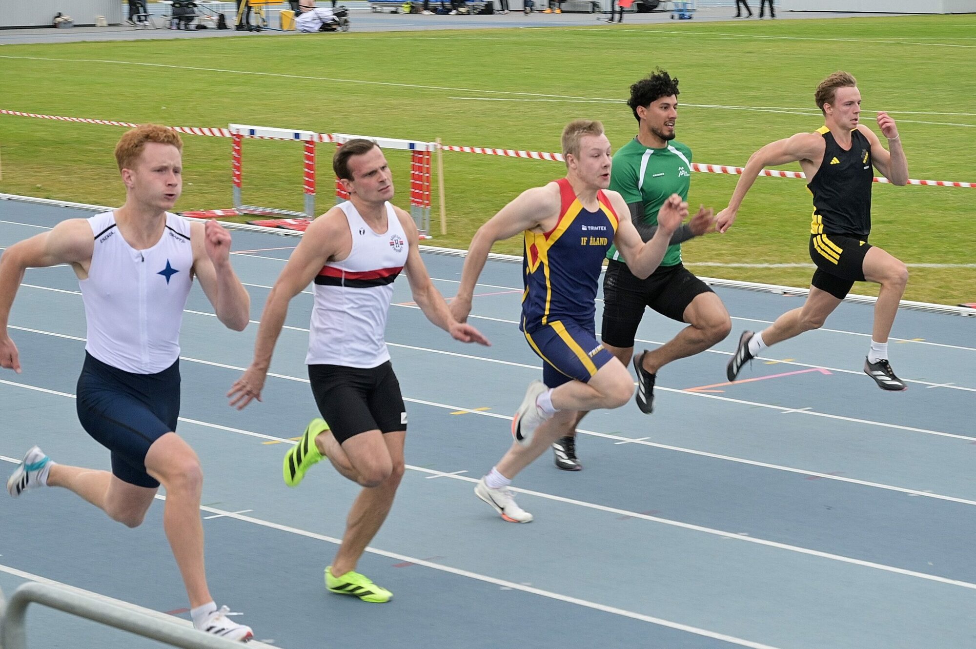 Holmberg sprang semi i 100 meter