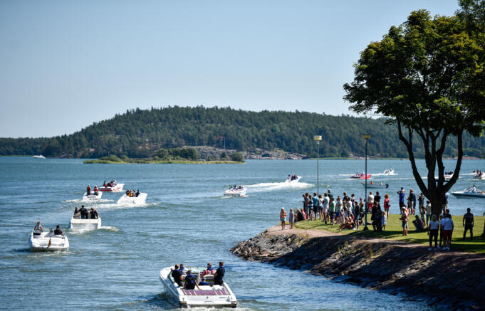 Här kan du se Poker Run-båtarna
