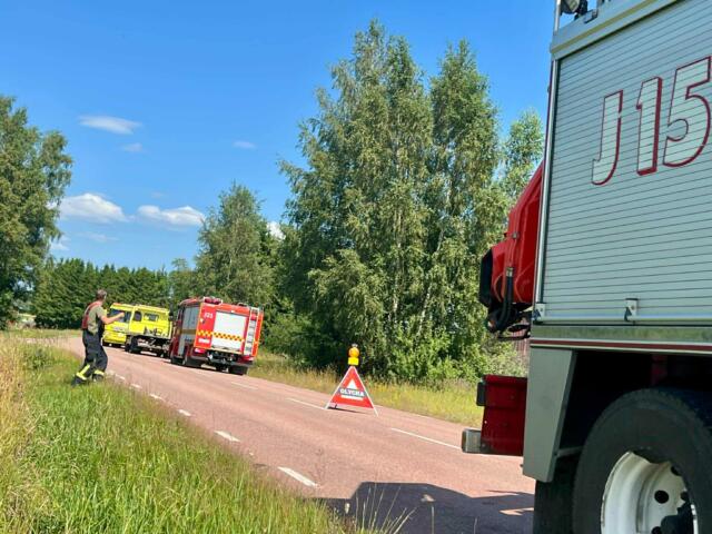 Två trafikolyckor under eftermiddagen