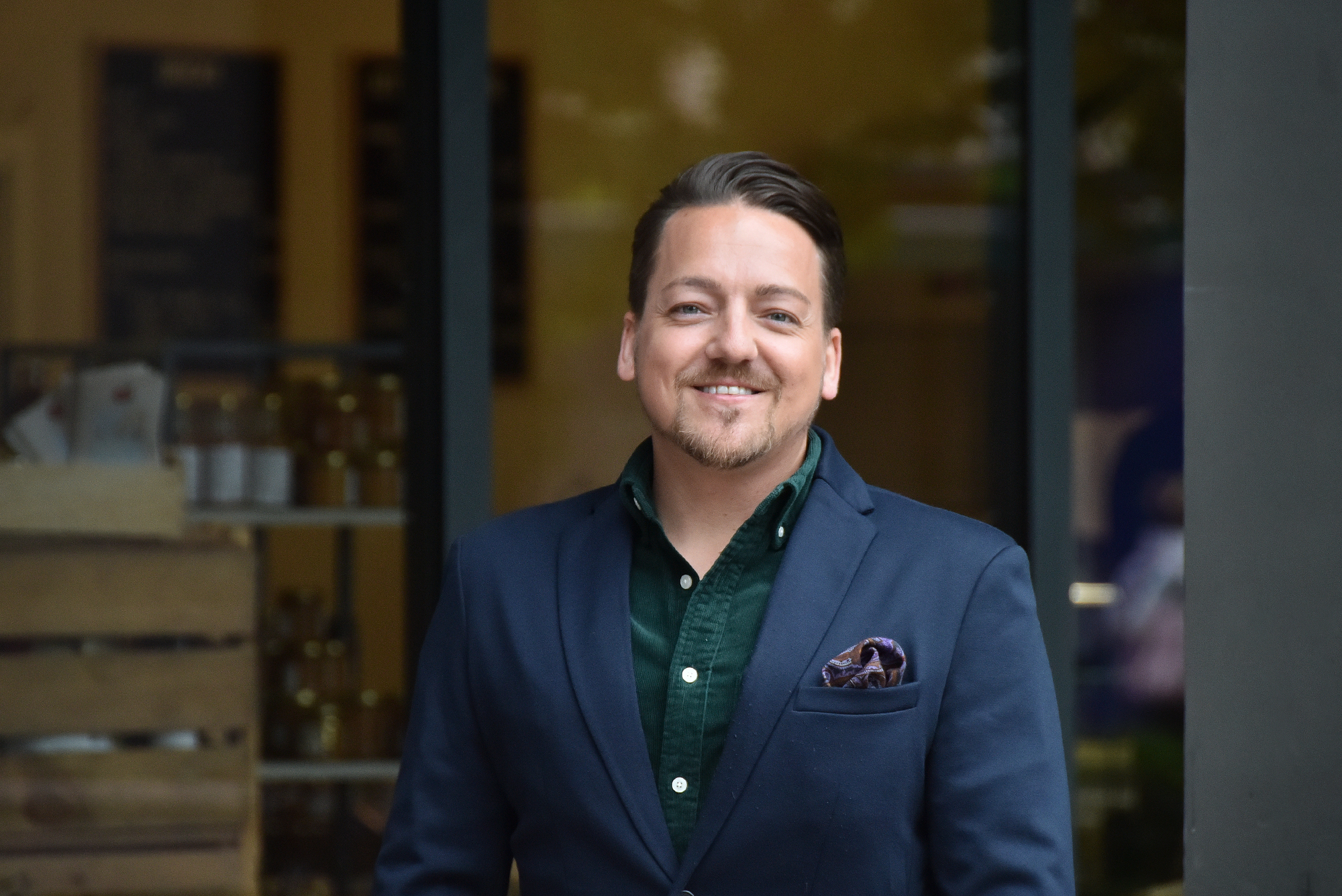 André, 40, trivs med storstadspuls och tryggheten