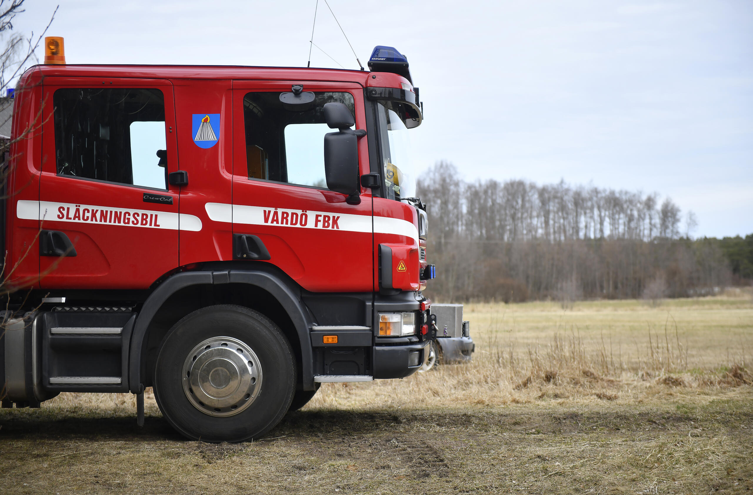 Markbrand på Simskäla