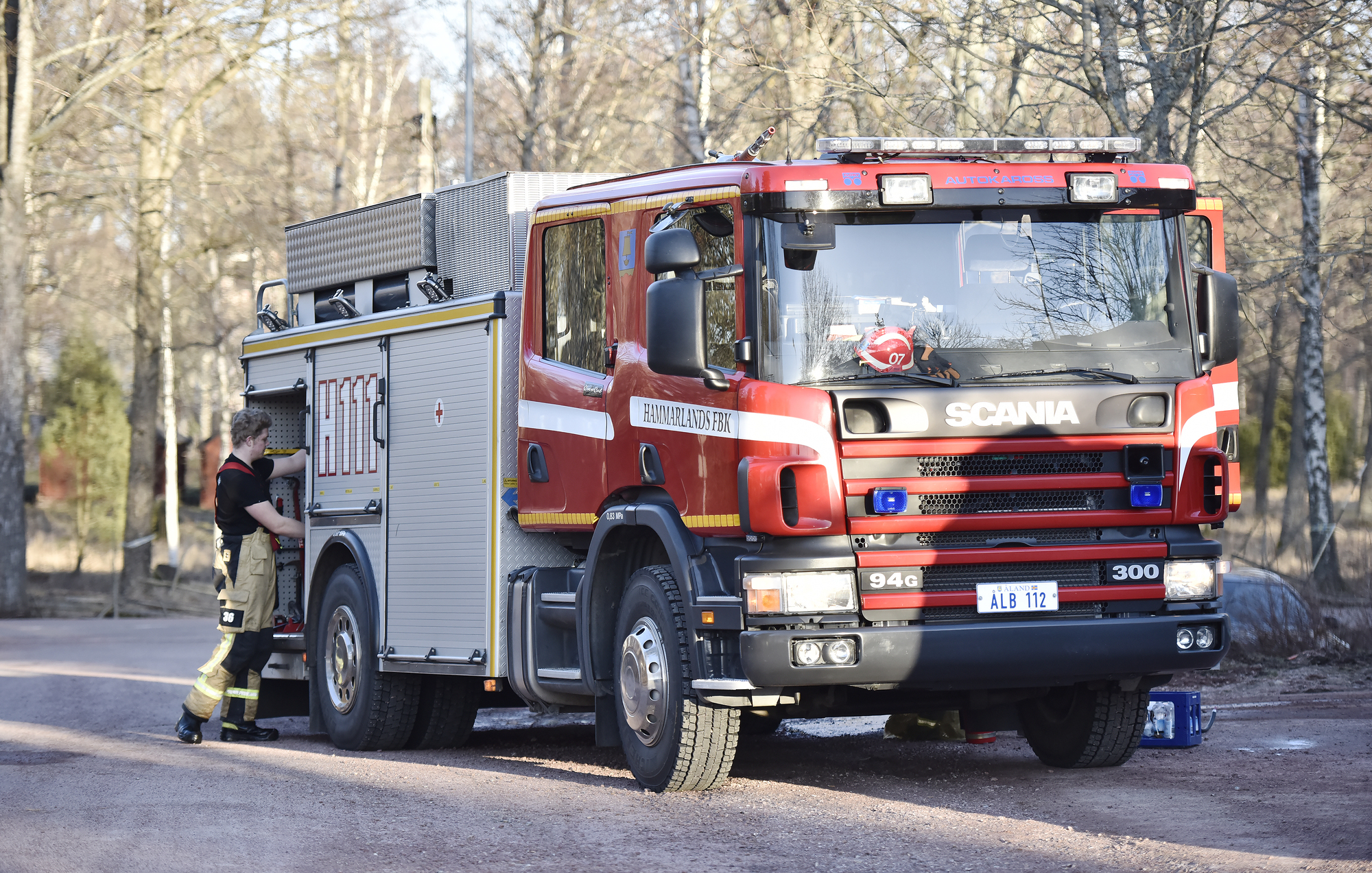 Termostat fattade eld – nattlig utryckning i Hammarland