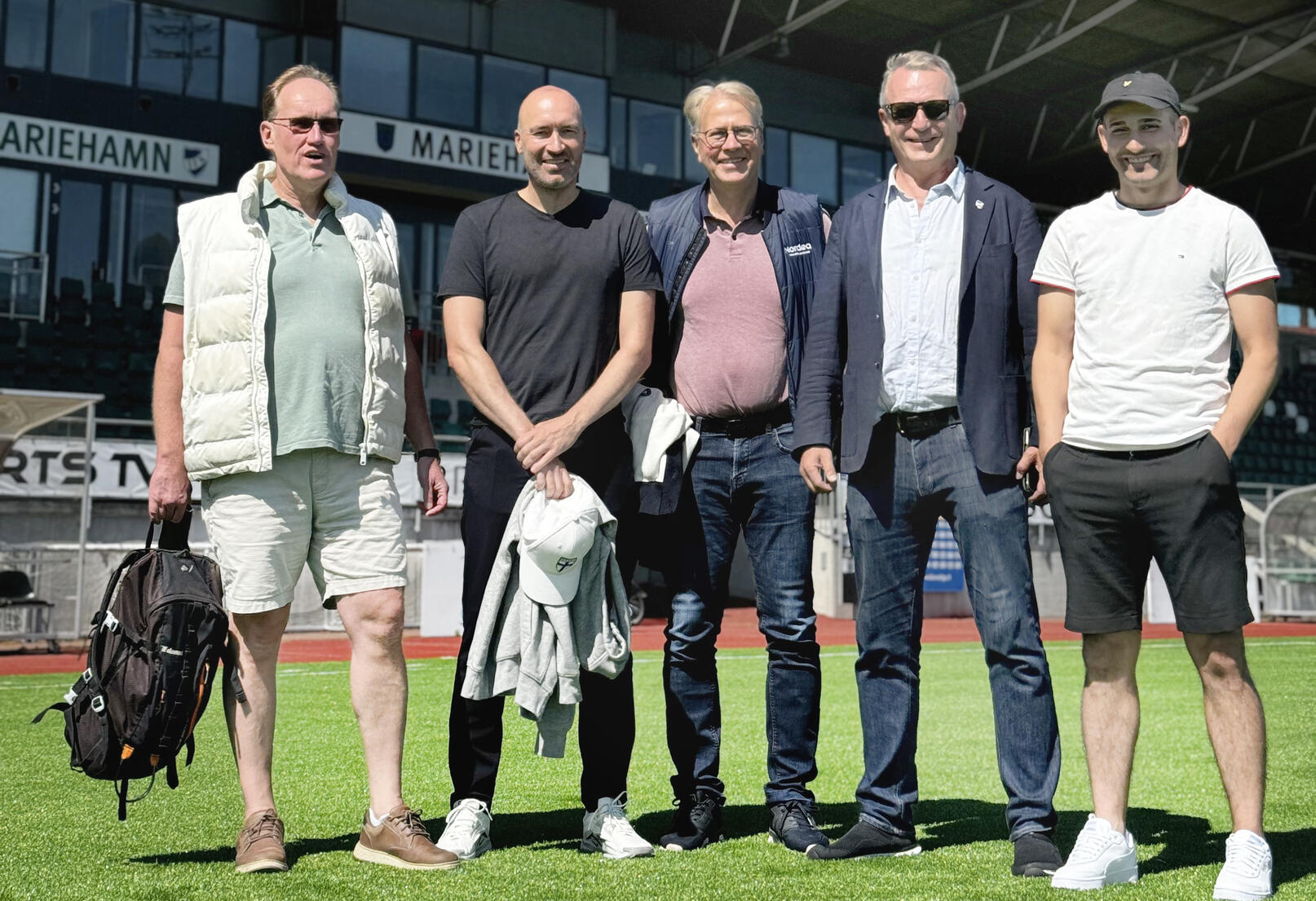 Finlands förbundskapten besökte Åland