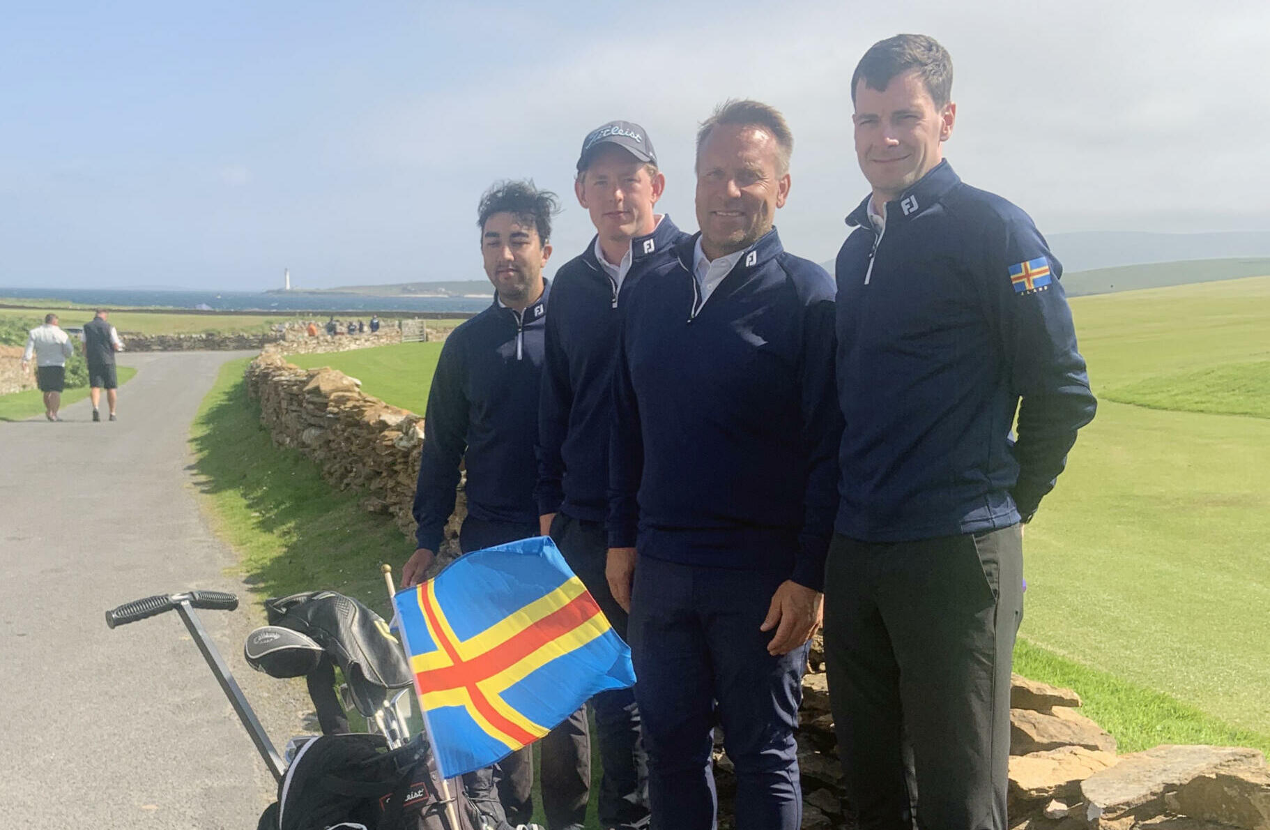 Svåra vindförhållanden för golfarna