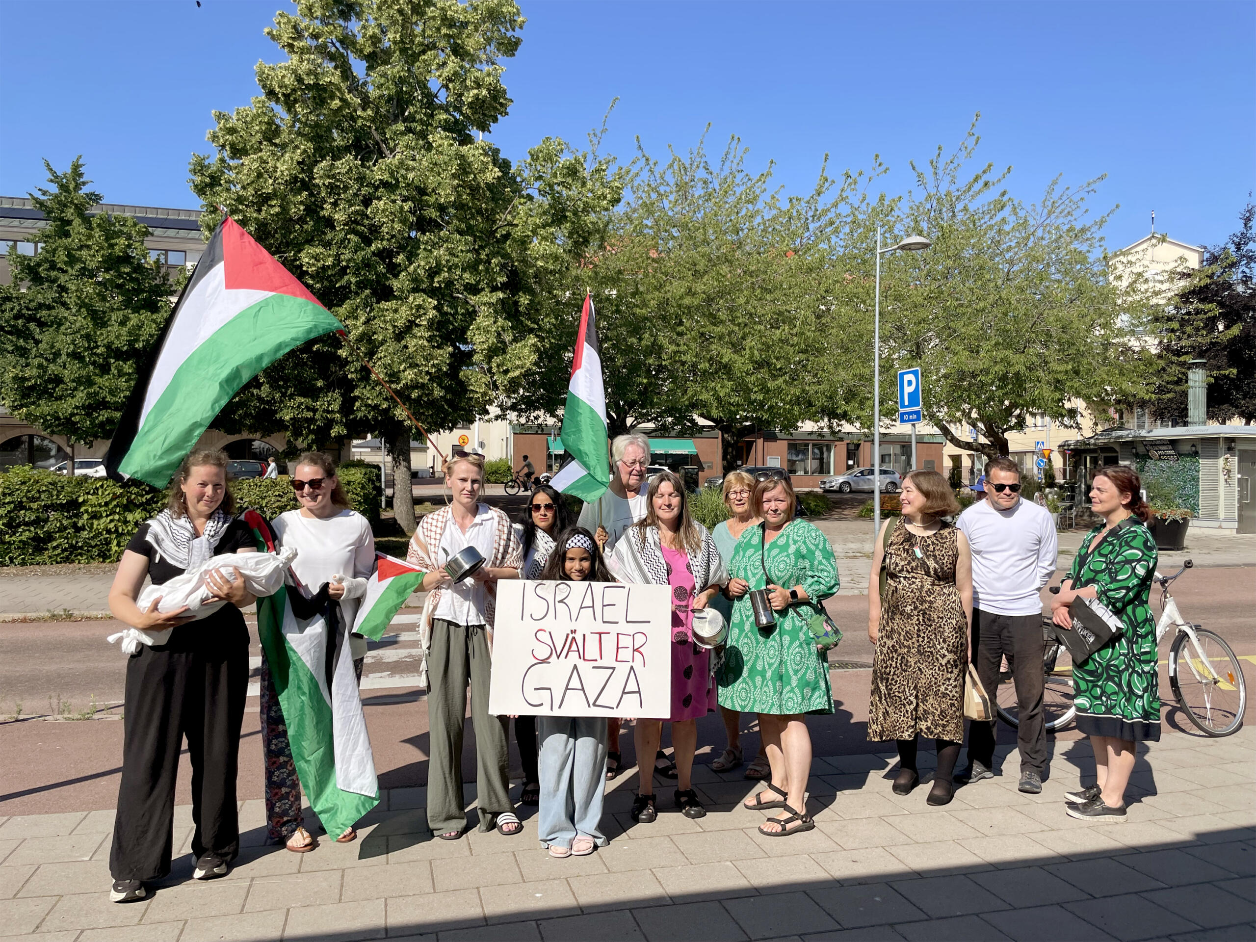 Demonstranter för Gaza: ”Tystnad dräper”