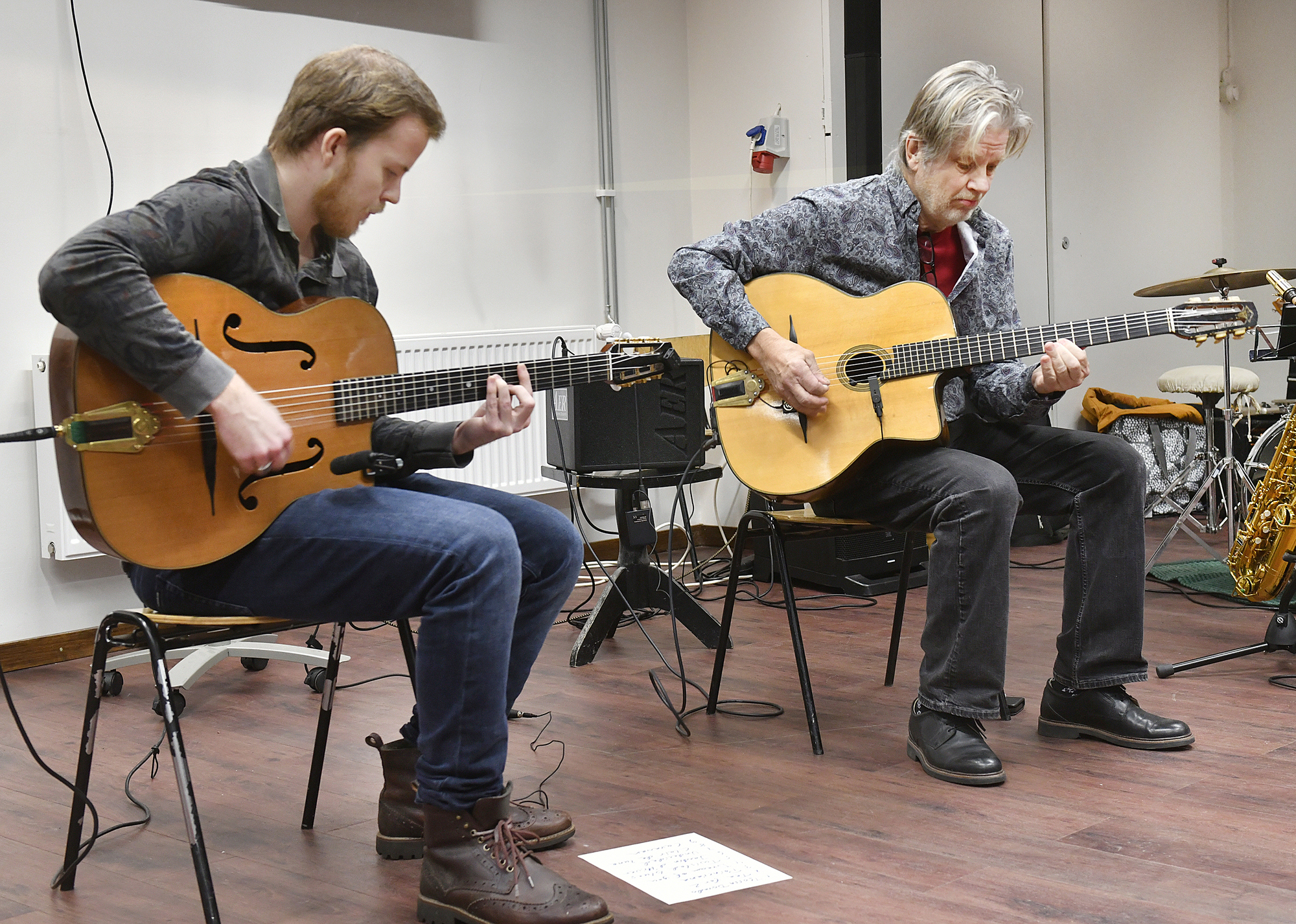 Duo spelar naturjazz i Kulturvillan