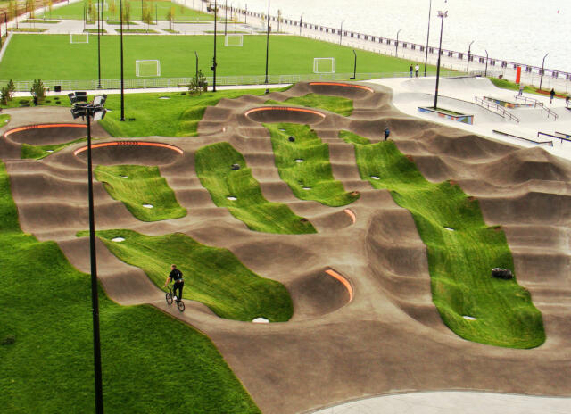 Förslaget: Pumptrack och MTB-leder i Mariehamn