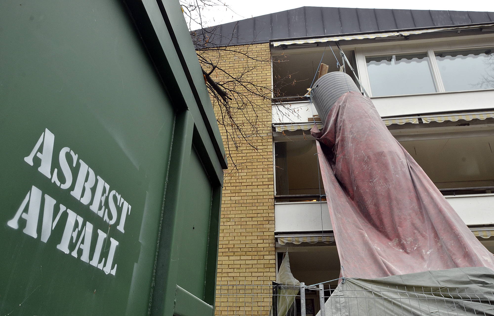 Inför stöd för asbestprover