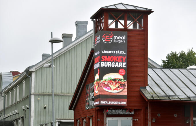 Nej till E-meal om skylt
