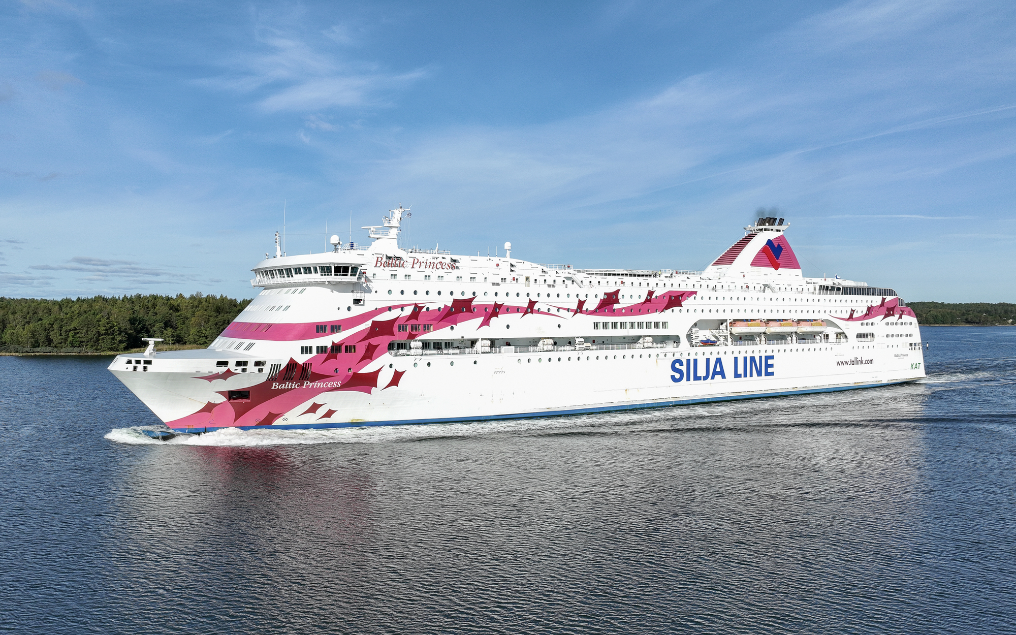 Siljas fartyg slutar gå in i Mariehamn