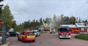 Villabrand i Haraldsby: ”Vinden totalt brandskadad”