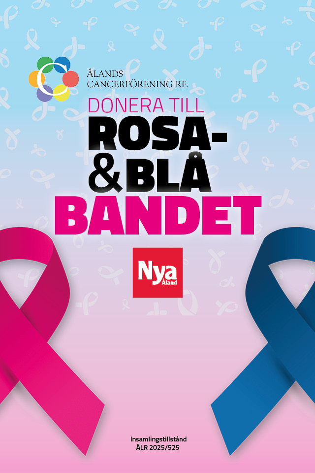 Rosa blå band follow
