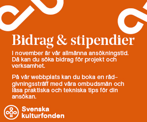 Svenska kulturfonden bidrag och stipendier artikelbanner