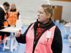 Röda Korset övade på att hjälpa stormdrabbade