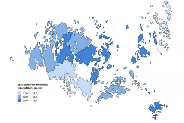 Finström sänker skatten – Lemland och Kumlinge höjer