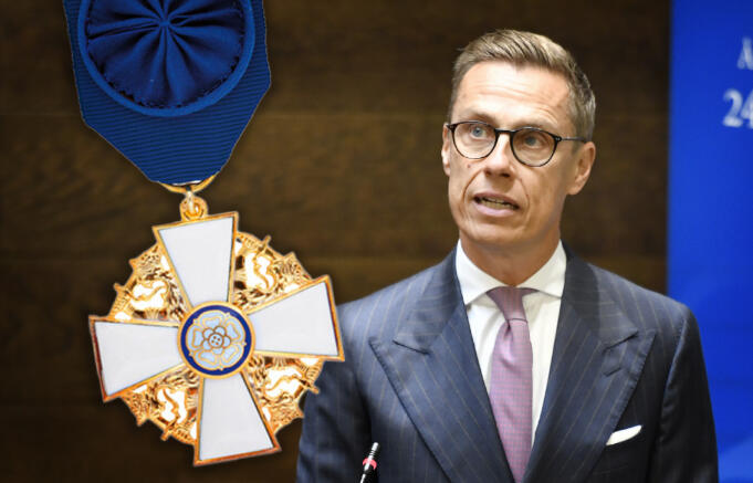 presidentens medalj, förtjänsttecken, alexander stubb, självständighetsmedalj,