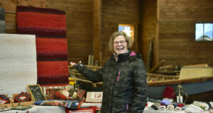 God stämning på julmarknaden i Sjökvarteret