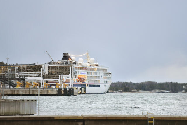 Tysk kryssare på oplanerat Ålandsbesök