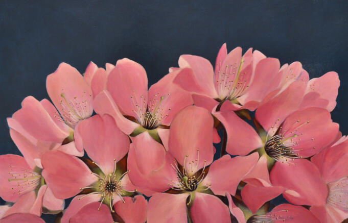 Marie Laaksonen är månadens utställare i Finström