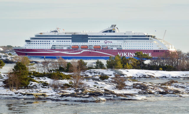 Radion: Isläget i Långnäs ställer till det för Viking Line