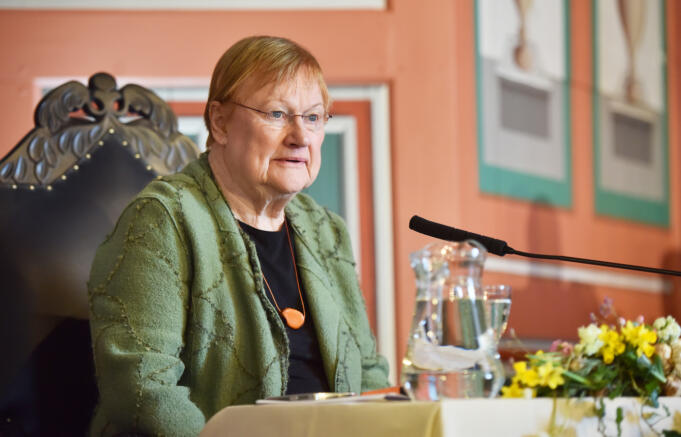 Tarja Halonen blir Östersjöfondens beskyddare
