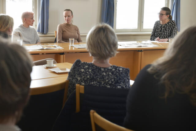 Mingel och engagemang på kvinnodagen i Saltvik