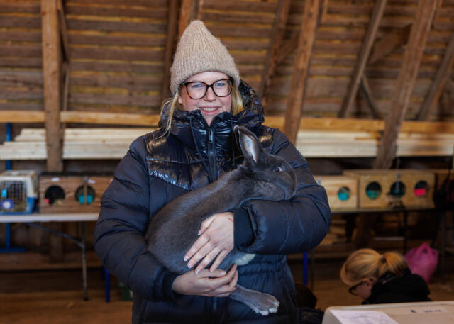 Hades tog hem vinsten till Gotland i första nordiska kaninutställningen på Åland